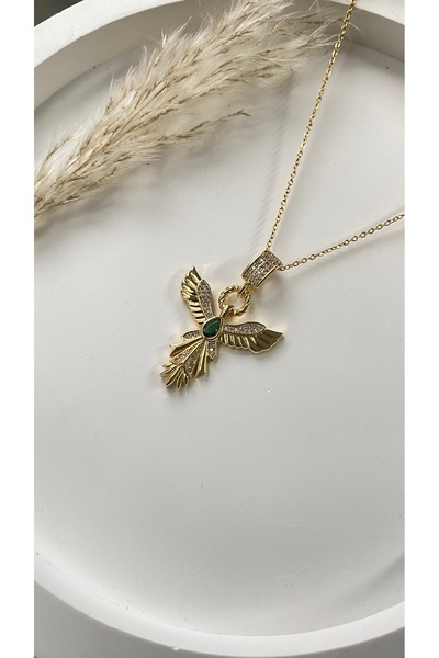 Trinidad Anka Kuşu Çelik Kadın Kolye