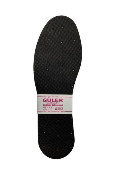 Genel Markalar TR Ayakkabı İç Tabanlık Astarı Petli. Siyah. 1 Çift. 41-42 Tab...