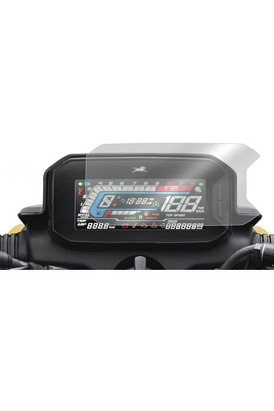 Engo Tvs Raider 125 - Matte Screen Protector, Digital Display Km Screen
