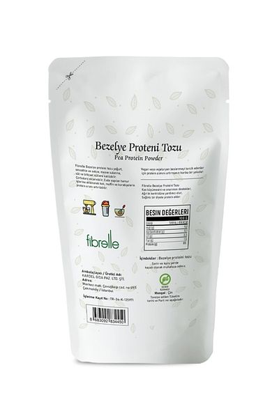 Fibrelle Pure Pea Protein Powder 250 Gr