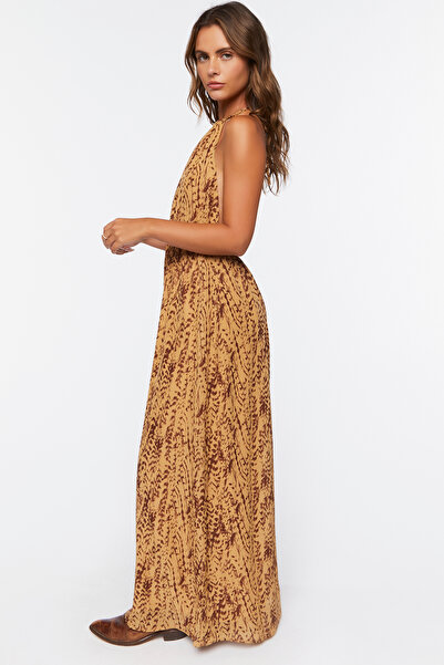 Forever 21 Desenli Maxi Elbise