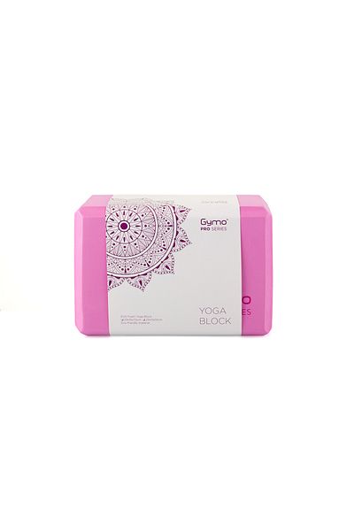Gymo Pro Series Large Size Yoga Block Pink