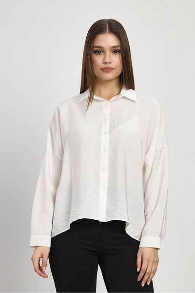 Rays Model 4316A - Cămașă clasică oversize albă