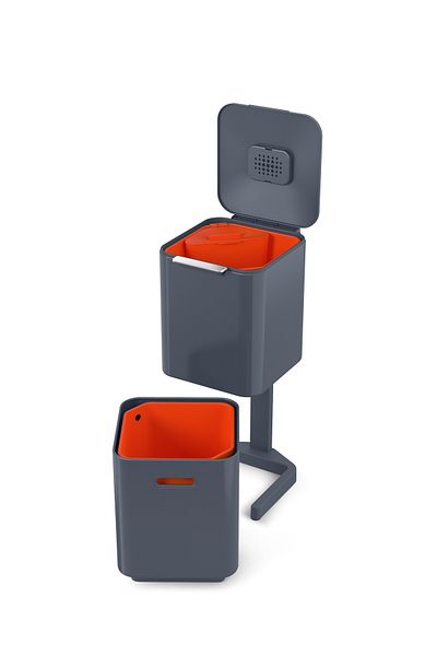 Joseph Joseph Totem Compact 40 L Bin Dark Grey