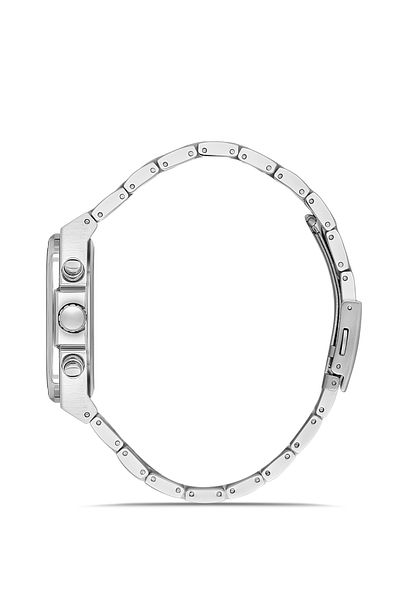 FERRO Silver Steel Band Men's Wrist Watch Fm11555Awt-A