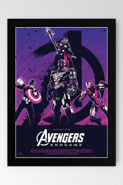 Saturn Pictură înrămate Avengers - Pictură poster Marvel Avengers