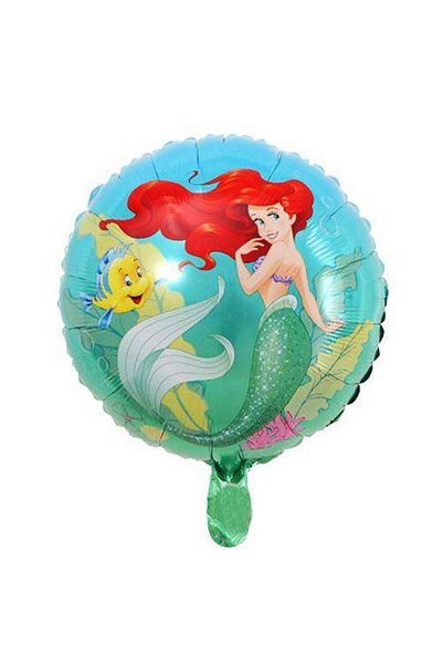 Parti Dükkanım Mermaid Ariel Foil Balloon 45 cm
