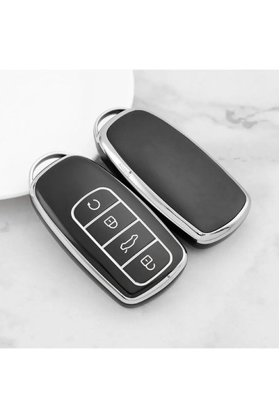 bigkey Black Silver Jaecoo Key Case