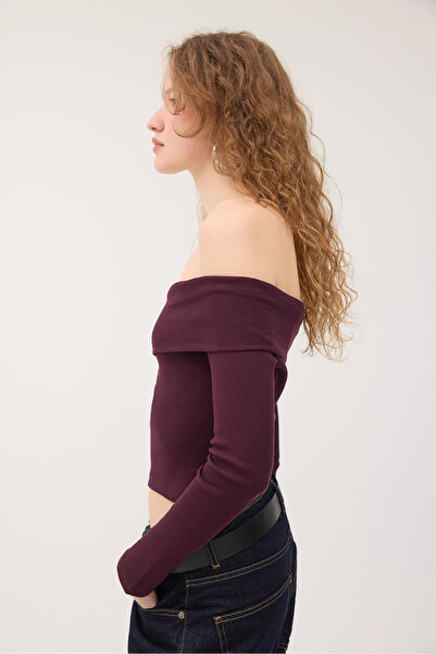 Addax Madonna Collar Long Sleeve Blouse B1697-E7