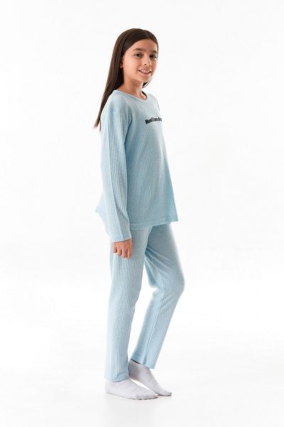 Fulla Moda Need More Slep Printed Girl's Pajama Set