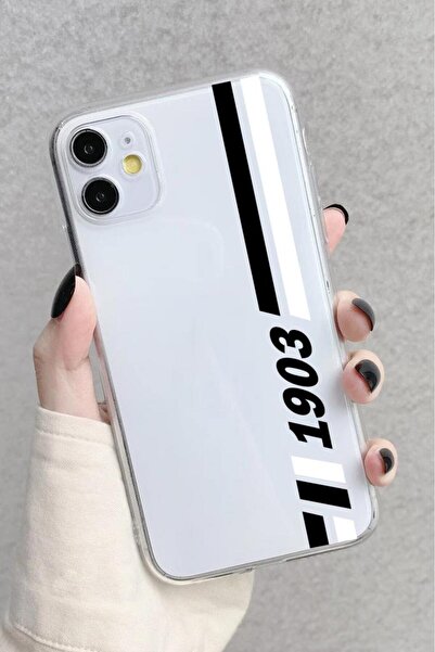 3GEN CASE iPhone 11 Compatible Fan Patterned Transparent Silicone Case