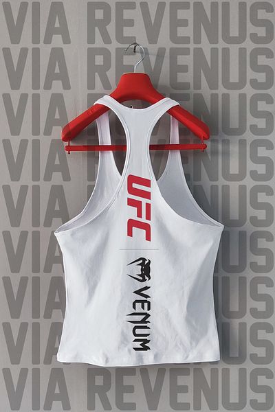 Vordevia Ufc Front and Back Printed Tank Top Sports Singlet