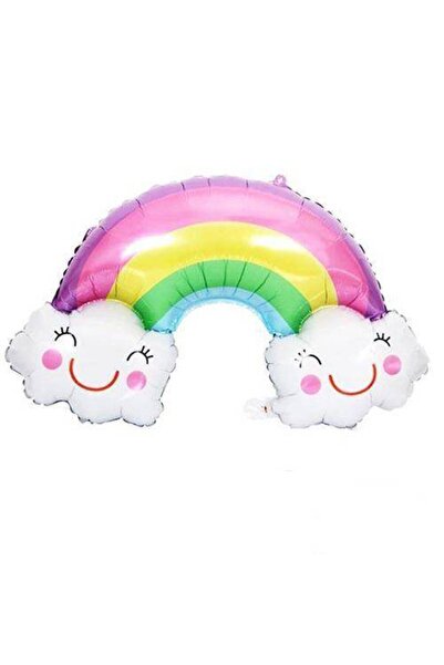 Parti Dükkanım Gökkuşağı Bulut Folyo Balon 70x40 Cm