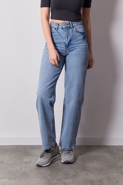 Fulla Moda Blugi lați cu talie înaltă