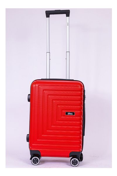 Mnuk Pilgrimage Carry-on Luggage | Hardside Trolley | 20 Red