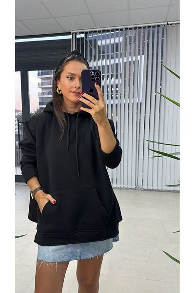 caddstore Dr Design Hooded Black Sweat