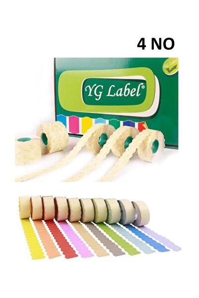 YG LABEL 42 rolne (1 kutija) br. 4 obojene Meto etikete 42x1500 LUX svetlo roze