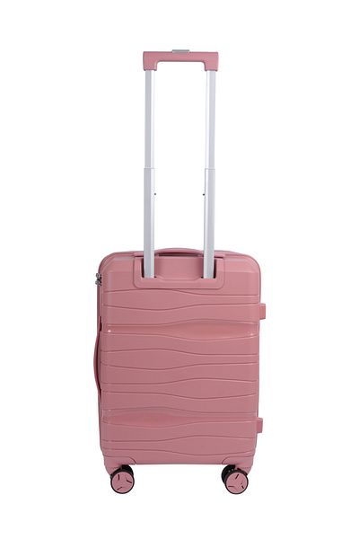 Mnuk Viajero Carry-On Luggage | Hardside Trolley | 20 Pink