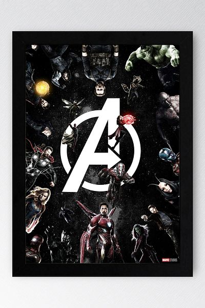 Saturn Pictură înrămate Avengers - Pictură poster Marvel Avengers