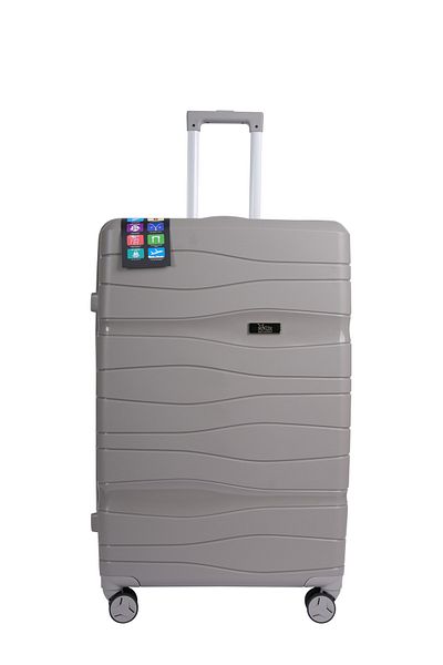 Mnuk Viajero Check-in Luggage | Hardside Trolley | 28 Grey
