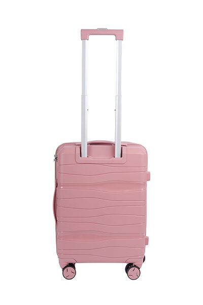 Mnuk Viajero Set of 2 Luggage | Hardside Trolley | 20/28 Pink