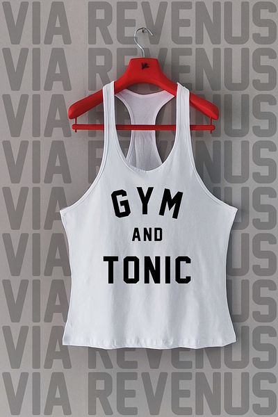 Vordevia Αθλητικό μπλουζάκι Gym and Tonic Printed Tank Top