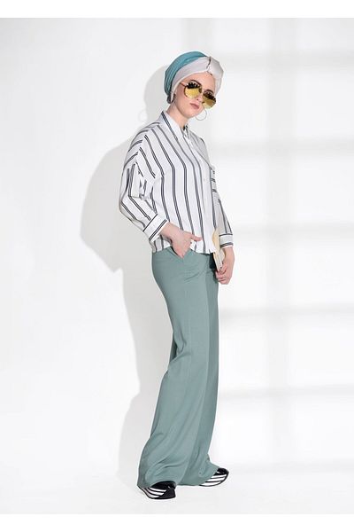 TRENDTESETTÜR Λεπτομερή παντελόνι τσέπης 514
