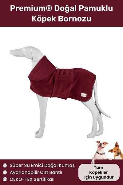 oyapet Premium ®   Natural Cotton - Super Water Absorbent Luxury Towel with Adjustable Waist Robe