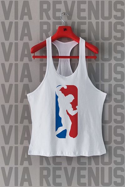 Vordevia Bodybuilding Printed Tank Top Sports Tank Top