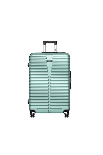 Mnuk Destiny Set of 2 Luggage | Hardside Trolley | 20/28 Pista Green