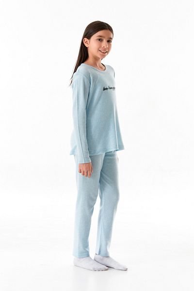 Fulla Moda Set de pijamale pentru fete cu imprimeu Let Love We