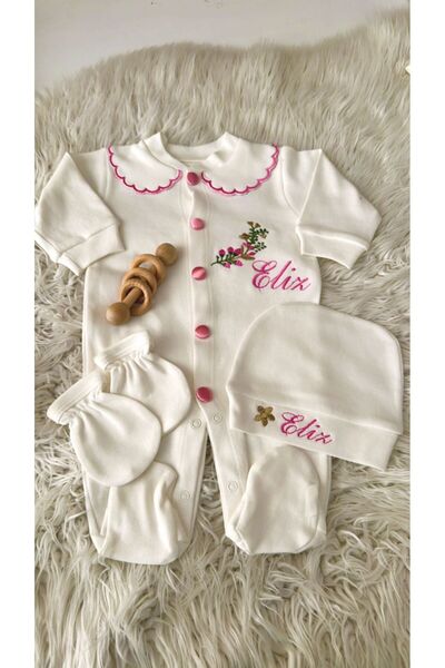 Hospital Exit Set Embroidered Jumpsuit Set Personalized Design