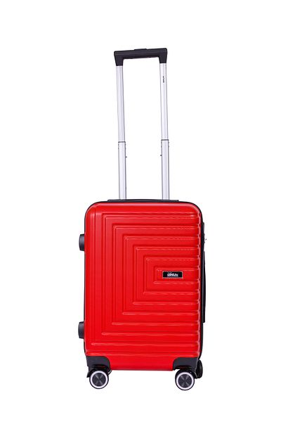 Mnuk Pilgrimage Set of 2 Traveling Luggage | Hardside Trolley | 20/28 Red