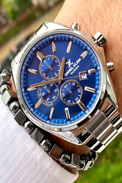 Daniel Klein Yeni Sezon Paslanmaz Çelik Kordon Erkek Kol Saati 3 Atm Su Geçirmez