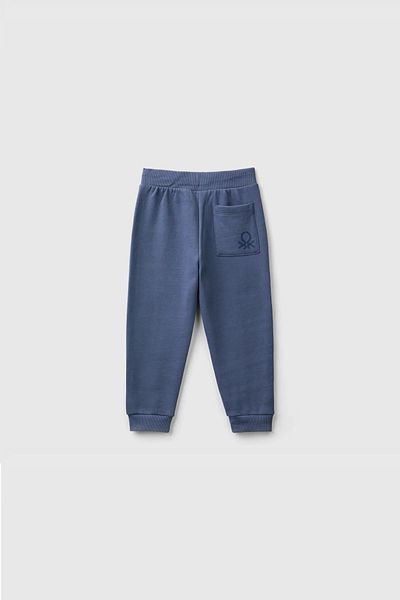 United Colors of Benetton Boy's Aviator Blue πίσω λογότυπο τσέπης κεντημένο ελαστικό παντελόνι μέσης
