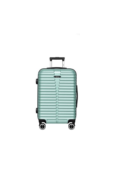 Mnuk Destiny Carry-on Luggage | Hardside Trolley | 20 Pista Green