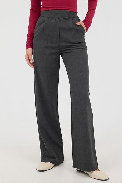 Addax Pn13708-Dk11 Model Wide Leg Velcro Closure Pants