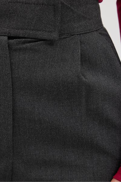 Addax Pn13708-Dk11 Model Wide Leg Velcro Closure Pants