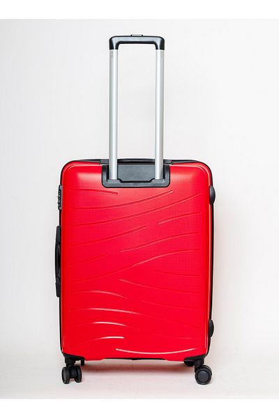 Skybags Maxx Checked Luggage | Hardside Polypropylene | 24", Red