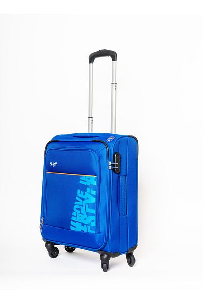 Skybags Rhumba Set Of 3 Luggage, Polyester Soft Sided, 20/24/28 Blue