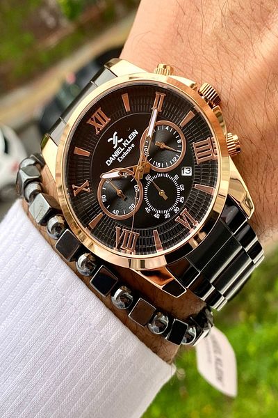 Daniel Klein Brand Steel Cord Premium Men Wrist Watch