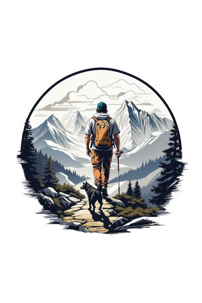 MegaSticker Dağcı Climber Adam Araba, Motorsiklet, Kask, Laptop, Cam Sticker ...