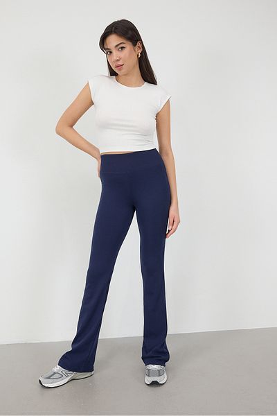 Addax Modal Leggings with Wide Waistband Tyt16356-H8