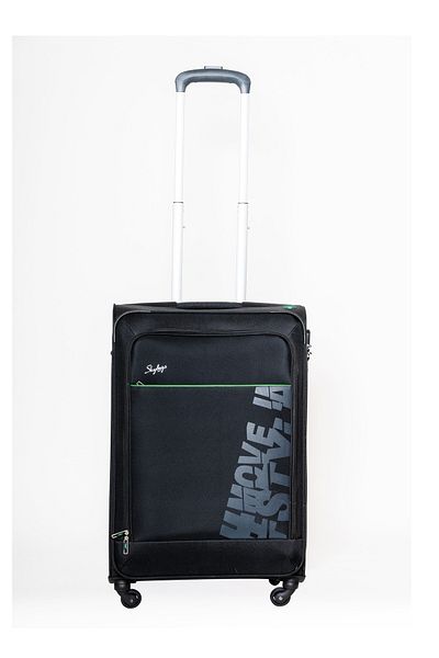 Skybags Rhumba Carry-On Luggage, Polyester Soft Sided, 20" Black