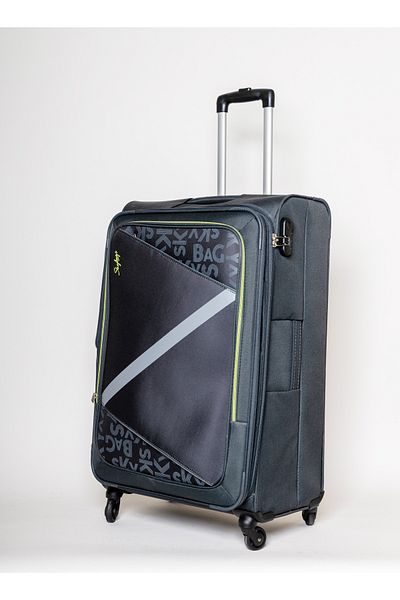 Skybags Set of 2 Luggage, Polyester Soft Sided, 20/28, Grey