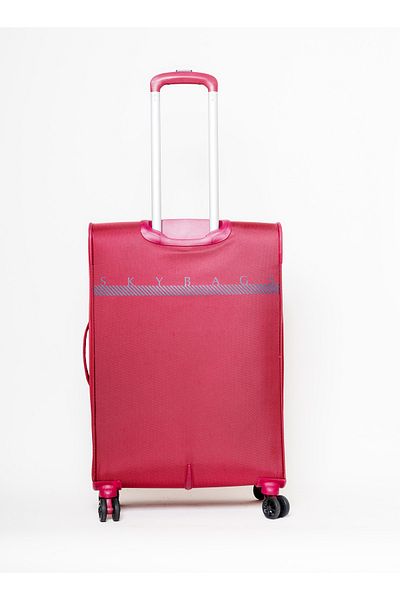 Skybags Airway Pro Expandable Luggage, TSA Lock, 24 Inch, Red