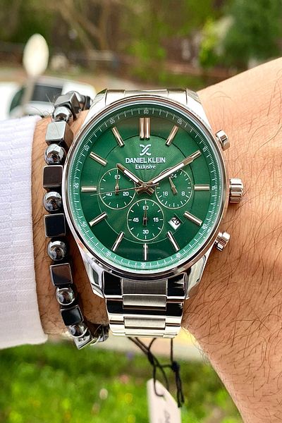 Daniel Klein Stainless Steel Cord Men's Wristwatch+3 Atm Waterproof