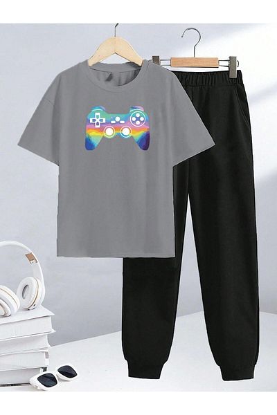 BENROMA Character Printed Children's Tracksuit Set