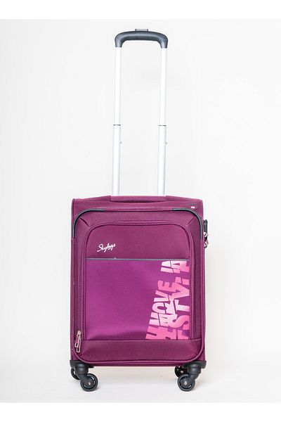 Skybags Rhumba Carry-On Luggage, Polyester Soft Sided, 20" Purple