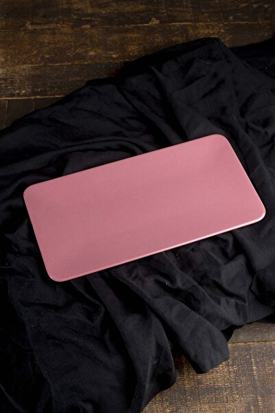Countra Pink Siera Rectangular Boat Plate 33 cm - 17 cm 6 Pieces Ceramic Multi-Purpose Serving - Presentation Plate